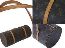 Load image into Gallery viewer, LOUIS VUITTON ルイ ヴィトン ハンドバッグ パピヨン30 筒型 ポーチ付き モノグラムキャンバス M51385 ブラウン 美品 中古 60819