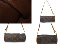 Load image into Gallery viewer, LOUIS VUITTON ルイ ヴィトン ハンドバッグ パピヨン30 筒型 ポーチ付き モノグラムキャンバス M51385 ブラウン 美品 中古 60819