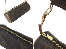 Load image into Gallery viewer, LOUIS VUITTON ルイ ヴィトン ハンドバッグ パピヨン30 筒型 ポーチ付き モノグラムキャンバス M51385 ブラウン 美品 中古 60819