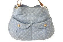 画像をギャラリービューアに読み込む, LOUIS VUITTON ルイヴィトン ショルダーバッグ デイリーGM モノグラムデニム ブルークレール M40492 良品 中古 60821