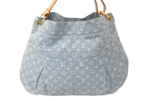画像をギャラリービューアに読み込む, LOUIS VUITTON ルイヴィトン ショルダーバッグ デイリーGM モノグラムデニム ブルークレール M40492 良品 中古 60821
