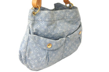 画像をギャラリービューアに読み込む, LOUIS VUITTON ルイヴィトン ショルダーバッグ デイリーGM モノグラムデニム ブルークレール M40492 良品 中古 60821