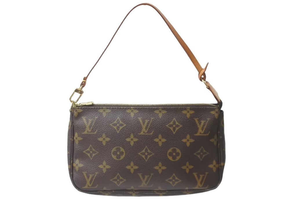 極美品 LOUIS VUITTON ルイヴィトン アクセサリーポーチ ポシェットアクセソワール M51980 モノグラム 中古 60823