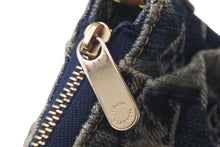 画像をギャラリービューアに読み込む, LOUIS VUITTON ルイヴィトン ポーチ トゥルースレイエ モノグラム デニム M95335 ゴールド金具 良品 中古 60830