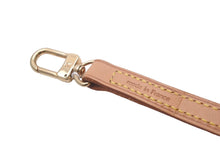 Load image into Gallery viewer, LOUIS VUITTON ルイ ヴィトン ショルダーストラップ バッグ用 ヌメ革 ベージュ ゴールド金具 フランス製 美品 中古 60845