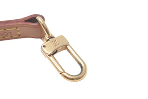 LOUIS VUITTON ルイ ヴィトン ショルダーストラップ バッグ用 ヌメ革 ベージュ ゴールド金具 美品 中古 60846