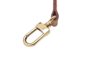 LOUIS VUITTON ルイ ヴィトン ショルダーストラップ バッグ用 ヌメ革 ベージュ ゴールド金具 美品 中古 60846