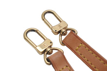 Load image into Gallery viewer, LOUIS VUITTON ルイ ヴィトン ショルダーストラップ バッグ用 ヌメ革 ベージュ ゴールド金具 美品 中古 60846