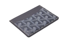画像をギャラリービューアに読み込む, GOYARD ゴヤール カードケース サン シュルピス カードケース ヘリンボーン STSULPPMLTY51CL51X グレー 美品 中古 60847