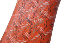 Load image into Gallery viewer, GOYARD ゴヤール キーケース サンミッシェル ヘリンボーン柄 オーダーカラー オレンジ 美品 中古 60849