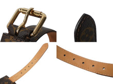 Load image into Gallery viewer, LOUIS VUITTON ルイヴィトン ベルト サンチュール ポシェット ポーチ付き ブラウン 90/36 M6933U 美品 中古 60851