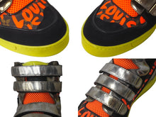 画像をギャラリービューアに読み込む, LOUIS VUITTON ルイヴィトン スティーブンスプラウス モノグラムグラフィティ ベルクロスニーカー サイズ91/2 良品 中古 60852