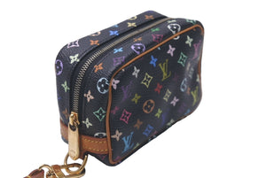 LOUIS VUITTON ルイヴィトン ポーチ トゥルース ワピティ モノグラム マルチカラー 村上隆 M58034 ゴールド金具 美品 中古 60855