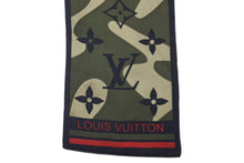 Load image into Gallery viewer, LOUIS VUITTON ルイヴィトン スカーフ カモフラージュ モノグラム 村上隆 M74223 シルク 美品 中古 60857