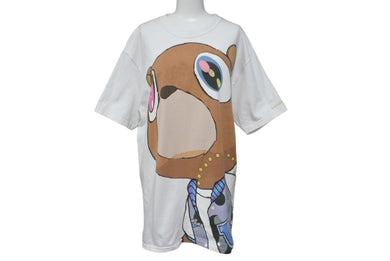 KANYE WEST カニエウェスト 村上隆 半袖Ｔシャツ ストロンガー Hanesボディ ホワイト マルチカラー サイズM 美品 中古 60860