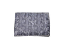 画像をギャラリービューアに読み込む, 極美品 GOYARD ゴヤール 二つ折りカードケース インサート ヴィクトワール ヘリンボーン柄 グレー 中古 60862