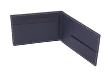 Load image into Gallery viewer, 新品同様 GOYARD ゴヤール 二つ折りカードケース インサート ヴィクトワール ヘリンボーン柄 ネイビー 中古 60866