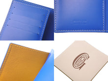 Load image into Gallery viewer, 新品同様 GOYARD ゴヤール パスポートケース グルネル GRENELPMLTY10CL10X ヘリンボーン柄 ブルー ホワイト 中古 60879