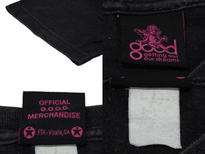 Kanye West GOOD Music カニエウェスト グッドミュージック 半袖Ｔシャツ ブラック プリント コットン 良品 中古 60885