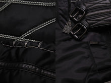 Load image into Gallery viewer, CHANEL シャネル ナイロンジャケット スポーツライン P29238V19623 ネイビー グレー ブラック金具 サイズ36 美品 中古 60888