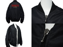 Load image into Gallery viewer, BALENCIAGA バレンシアガ ブルゾン SINNER MA1 18SS B520 486241 TWD13 ブラック サイズ44 美品 中古 60893