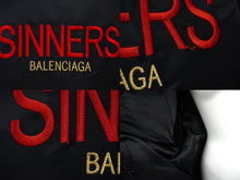 Load image into Gallery viewer, BALENCIAGA バレンシアガ ブルゾン SINNER MA1 18SS B520 486241 TWD13 ブラック サイズ44 美品 中古 60893