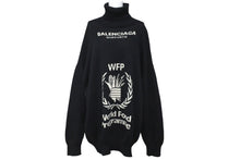 Load image into Gallery viewer, BALENCIAGA バレンシアガ ニット WFPロゴ ウール オーバーサイズ タートルネック K80 542703 T1507 サイズXL 美品 中古 60894