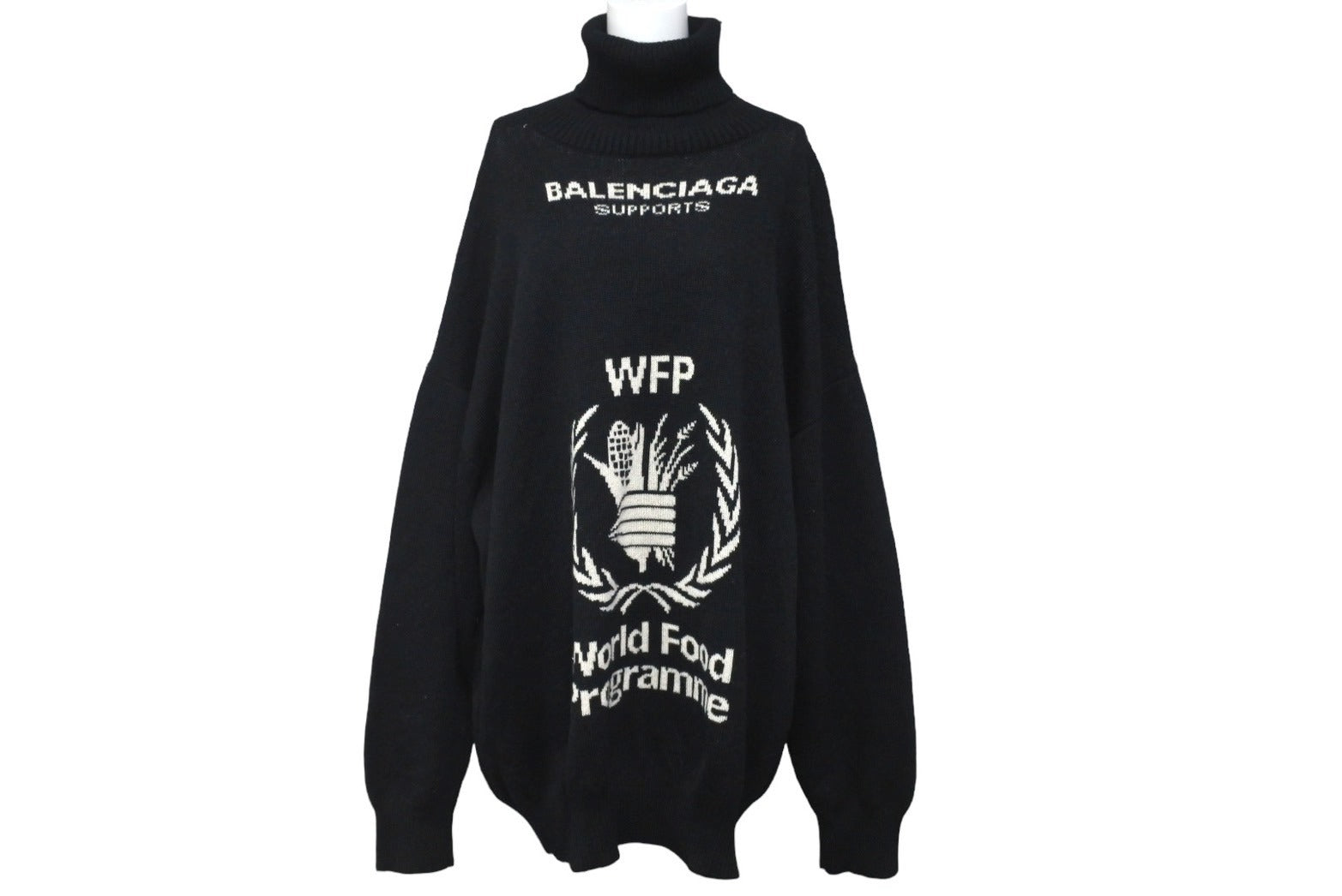 BALENCIAGA バレンシアガ ニット WFPロゴ ウール オーバーサイズ