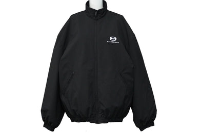 極美品 BALENCIAGA バレンシアガ ブルゾン UNITY SPORTS ICON COCOON KICK サイズ2 773048TKO311000 ブラック 中古 60895