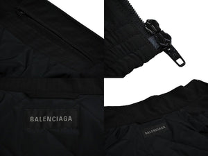極美品 BALENCIAGA バレンシアガ ブルゾン UNITY SPORTS ICON COCOON KICK サイズ2 773048TKO311000 ブラック 中古 60895