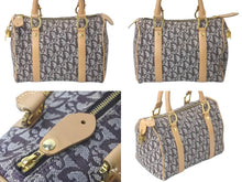 画像をギャラリービューアに読み込む, Christian Dior クリスチャンディオール ボストンバッグ25 トロッター柄 キャンバス レザー ブラウン ベージュ 美品 中古 60932