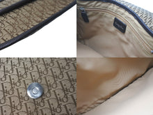 Load image into Gallery viewer, Christian Dior クリスチャンディオール ショルダーバッグ トロッター柄 キャンバス レザー ブラウン ベージュ 美品 中古 60933