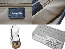 Load image into Gallery viewer, Christian Dior クリスチャンディオール ショルダーバッグ トロッター柄 キャンバス レザー ブラウン ベージュ 美品 中古 60933