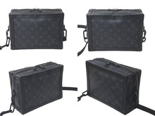 Load image into Gallery viewer, LOUIS VUITTON ルイヴィトン ショルダーバッグ ソフトトランク M44730 モノグラムエクリプス 美品 中古 60935