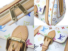 Load image into Gallery viewer, LOUIS VUITTON ルイヴィトン 村上隆 ハンドバッグ プリシラ M40096 モノグラムマルチ ホワイト 中古 60936
