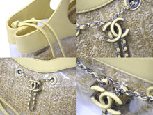 Load image into Gallery viewer, 極美品 CHANEL シャネル 2WAYショルダーバッグ ココマーク ラムスキン ビニール 27番台 イエロー シルバー金具 中古 60944