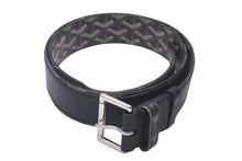 Load image into Gallery viewer, GOYARD ゴヤール ベルト フロリダ クラムシーカウハイド ゴヤールディンキャンバス ブラック サイズ100 良品 中古 60956