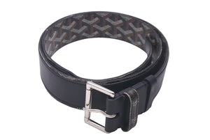 GOYARD ゴヤール ベルト フロリダ クラムシーカウハイド ゴヤールディンキャンバス ブラック サイズ100 良品 中古 60956