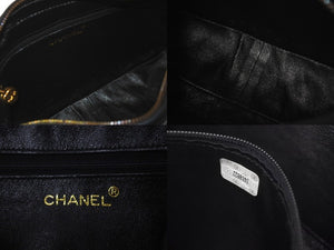 CHANEL シャネル ショルダーバッグ ココマーク フリンジ ダイヤモンドステッチ タッセルチャーム ラムスキン 3番台 美品 中古 60964