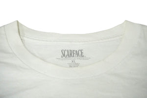SCARFACE スカーフェイス Universal Studios 半袖Ｔシャツ ホワイト コットン サイズXL 716068540081 良品 中古 60965