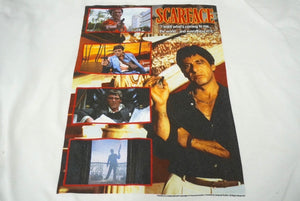SCARFACE スカーフェイス Universal Studios 半袖Ｔシャツ ホワイト コットン サイズXL 716068540081 良品 中古 60965