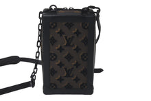 Load image into Gallery viewer, LOUIS VUITTON ルイヴィトン ショルダーバッグ タフタージュ ヴァーティカル ソフトトランク ブラウン 美品 中古 M45044 60971