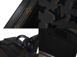 LOUIS VUITTON ルイヴィトン ショルダーバッグ タフタージュ ヴァーティカル ソフトトランク ブラウン 美品 中古 M45044 60971