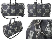 画像をギャラリービューアに読み込む, 新品同様 LOUIS VUITTON ルイヴィトン クリストファーネメス ボストンバッグ キーポル45バンドリエール N41573 中古 60988