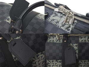 新品同様 LOUIS VUITTON ルイヴィトン クリストファーネメス ボストンバッグ キーポル45バンドリエール N41573 中古 60988