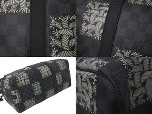 新品同様 LOUIS VUITTON ルイヴィトン クリストファーネメス ボストンバッグ キーポル45バンドリエール N41573 中古 60988
