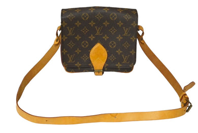 LOUIS VUITTON ルイヴィトン ショルダーバッグ カルトシエールMM M51253 モノグラム ブラウン 良品 中古 60990