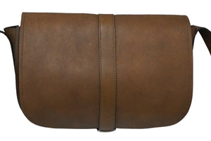 TOM FORD トムフォード ショルダーバッグ レザー ブラウン シルバー金具 イタリア製 H0317Q-023-AQ 美品 中古 60991