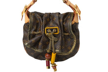 画像をギャラリービューアに読み込む, 極美品 LOUIS VUITTON ルイヴィトン カラハリPM ハンドバッグ M97016 ブラウン ゴールド金具 中古 60996