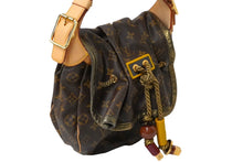画像をギャラリービューアに読み込む, 極美品 LOUIS VUITTON ルイヴィトン カラハリPM ハンドバッグ M97016 ブラウン ゴールド金具 中古 60996